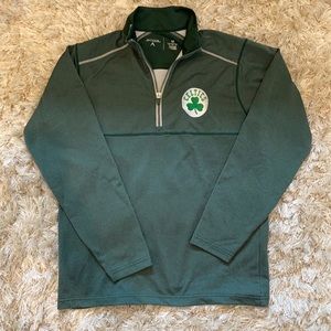 Men’s Boston Celtics 1/4-zip, size M